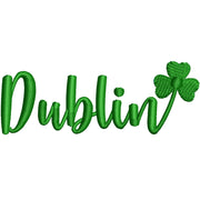 Lucky Dublin digitized embroidery design