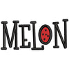 Melon digitized embroidery design