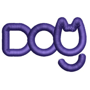 Dog and Cat Logo digitized embroidery design