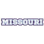 Missouri Typography Logo digitized embroidery design