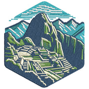 Machu Picchu Landscape digitized embroidery design
