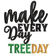 Tree Day digitized embroidery design