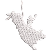 Bull Riding digitized embroidery design