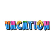 Vacation digitized embroidery design