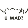 Angry Text Emoticon