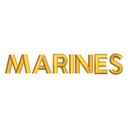 Marines Letter Design digitized embroidery design