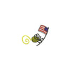 Bee American Flag