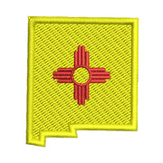 New Mexico State Flag Map Design