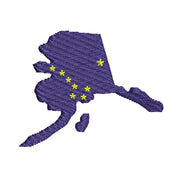 Alaska Flag Map Symbol