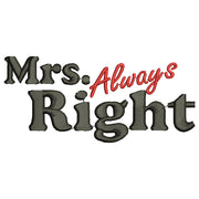 Mrs Always Right