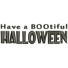 Words of Have a Bootiful Halloween