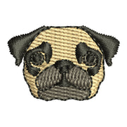 Pug Dog Head