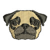 Pug Dog Head