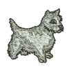 White Terrier Dog Logo