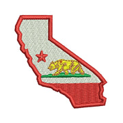 California State Flag Map Logo