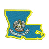 Louisiana State Flag Map Logo