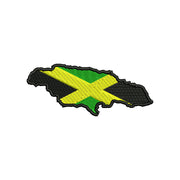 Jamaica Country Flag Map