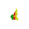 Cameroon Map Flag