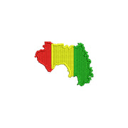 Guinea Map Flag