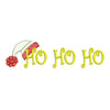 Christmas Ho Ho Ho with Hat Logo