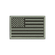 Silver American Flag