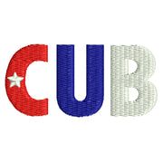 Cuba CUB Flag Logo