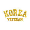 Wording of Korea Veteran