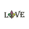 Mardi Gras Love with Fleur de Lis