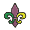 Mardi Gras Fleur de Lis Logo