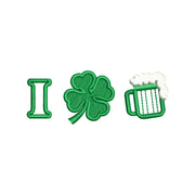 I Love Beer with Shamrock