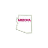 Arizona with Map Outline