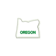 Oregon with Map Outline