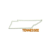 Tennessee with Map Outline