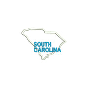 South Carolina with Map Outline