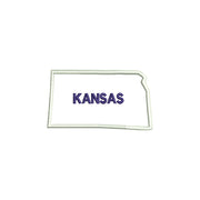 Kansas with Map Outline