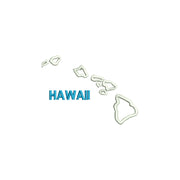 Hawaii with Map Outline