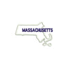 Massachusetts with Map Outline