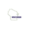 Wisconsin with Map Outline