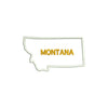 Montana with Map Outline