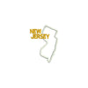 New Jersey with Map Outline