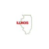 Illinois with Map Outline