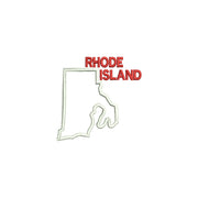 Rhode Island with Map Outline