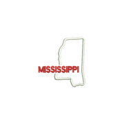 Mississippi with Map Outline