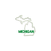 Michigan with Map Outline