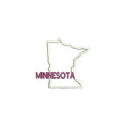 Minnesota with Map Outline