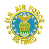 US Air Force Retired Circle Logo