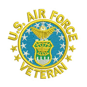 US Air Force Veteran Circle Logo