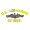 US Submarine Retired Logo