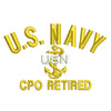 US Navy CPO Retired Symbol