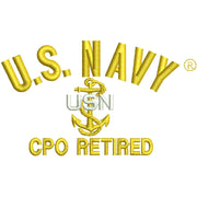 Licensed US Navy CPO Retired Design